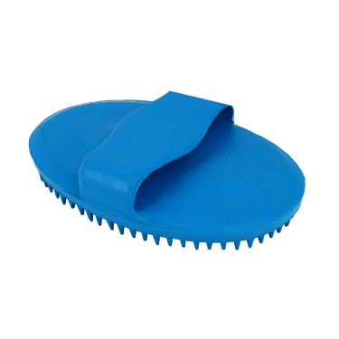 Étrille caoutchouc Bleu roi