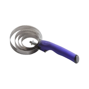 Étrille métallique ronde poignée Soft Violet