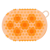 Gant double face étrille et massage Orange Gant double face étrille et massage Orange