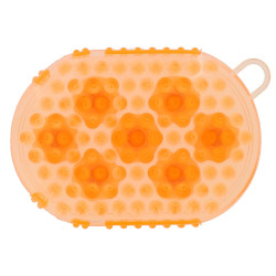 Gant double face étrille et massage Orange Gant double face étrille et massage Orange