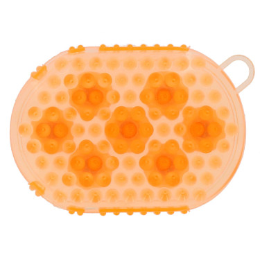 Gant double face étrille et massage Orange Gant double face étrille et massage Orange