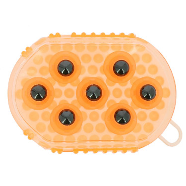 Gant double face étrille et massage Orange Gant double face étrille et massage Orange