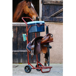 Chariot porte selle démontable Hippotonic Bordeaux Chariot porte selle démontable Hippotonic Bordeaux