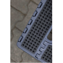 Tabouret-marchepied pliant Hippo-Tonic Grip Gris