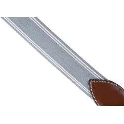 Élastiques pour collier de chasse Eric Thomas Pro Havane / gris Marron