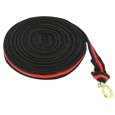 Longe de travail matelassée Jumptec Noir / rouge Longe de travail matelassée Jumptec Noir / rouge