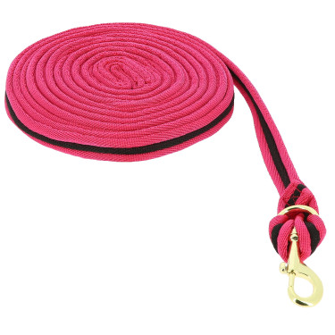 Longe de travail matelassée Jumptec Framboise / noir Rouge Longe de travail matelassée Jumptec Framboise / noir Rouge