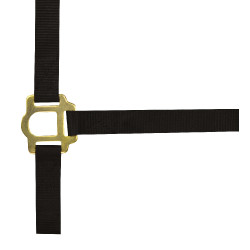 Licol nylon double épaisseur avec fermetures à boucles Norton Noir Licol nylon double épaisseur avec fermetures à boucles Norton Noir