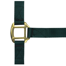 Licol nylon doublé cuir Norton Vert foncé