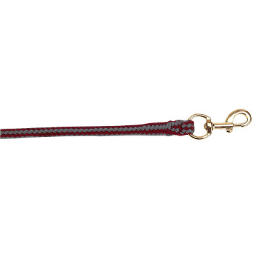 Longe d'attache polypropylène Soft Bordeaux / gris Longe d'attache polypropylène Soft Bordeaux / gris