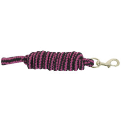 Longe d'attache polypropylène Soft Framboise / noir Rouge Longe d'attache polypropylène Soft Framboise / noir Rouge