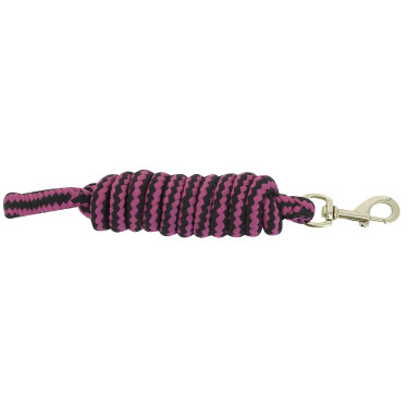 Longe d'attache polypropylène Soft Framboise / noir Rouge Longe d'attache polypropylène Soft Framboise / noir Rouge