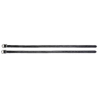 Courroies d'éperons Riding World Cuir soft Noir