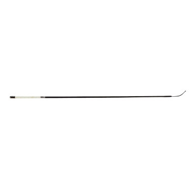 Cravache de dressage Whip & Go culot métal Noir