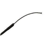 Cravache de dressage Whip & Go culot métal Noir