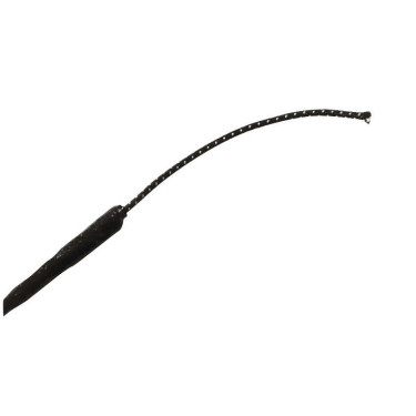 Cravache de dressage Whip & Go culot métal Noir