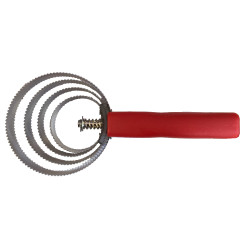 Étrille métallique ronde