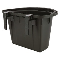 Mangeoire de porte Hippo-Tonic avec poignée Noir