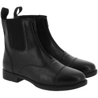 Boots Riding World Zip Noir