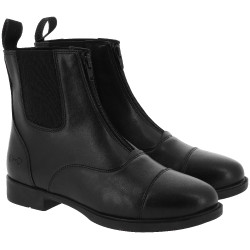 Boots Riding World Zip Noir