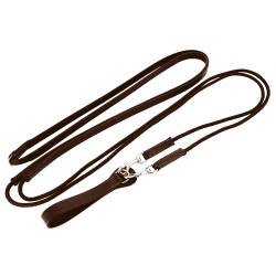 Rênes allemande cuir / corde Norton Pro Havane Marron Rênes allemande cuir / corde Norton Pro Havane Marron
