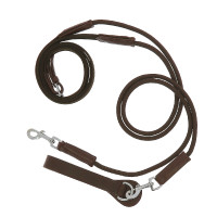 Rênes allemande sangle / corde Norton Pro Havane Marron