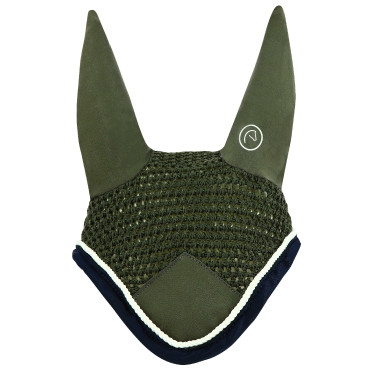Bonnet chasse-mouches Equithème Polyfun Gris foncé / marine