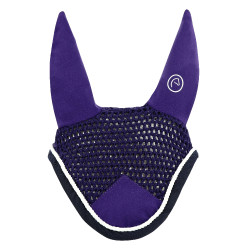 Bonnet chasse-mouches Equithème Polyfun Violet / marine Bonnet chasse-mouches Equithème Polyfun Violet / marine
