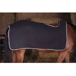 Couvre-reins Riding World polaire Noir / gris