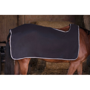 Couvre-reins Riding World polaire Noir / gris