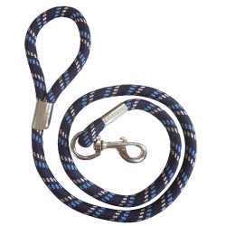 Laisse corde épaisse pour chien Marine / ciel / blanc Bleu