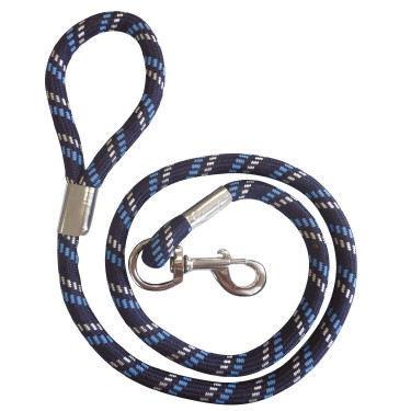Laisse corde épaisse pour chien Marine / ciel / blanc Bleu