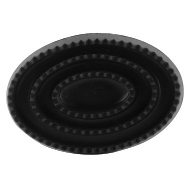 Étrille ovale caoutchouc creuse