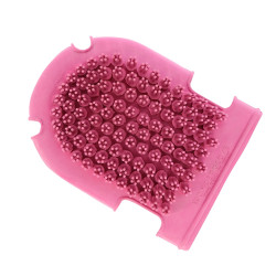 Gant étrille + brosse Rose