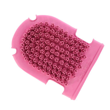 Gant étrille + brosse Rose