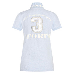 Polo Favouritas EQ HV Polo Cloud melange Bleu Polo Favouritas EQ HV Polo Cloud melange Bleu