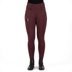 Legging d'équitation Easy Rider Don FullGrip Rose noire Bordeaux Legging d'équitation Easy Rider Don FullGrip Rose noire Bordeaux