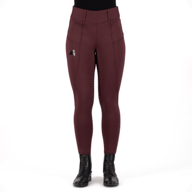 Legging d'équitation Easy Rider Don FullGrip Rose noire Bordeaux Legging d'équitation Easy Rider Don FullGrip Rose noire Bordeaux