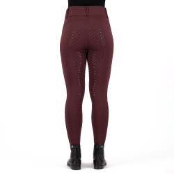 Legging d'équitation Easy Rider Don FullGrip Rose noire Bordeaux Legging d'équitation Easy Rider Don FullGrip Rose noire Bordeaux