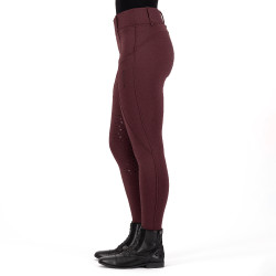 Legging d'équitation Easy Rider Don FullGrip Rose noire Bordeaux Legging d'équitation Easy Rider Don FullGrip Rose noire Bordeaux