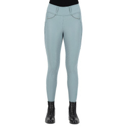 Legging d'équitation Easy Rider Maxima FullGrip Plomb Bleu