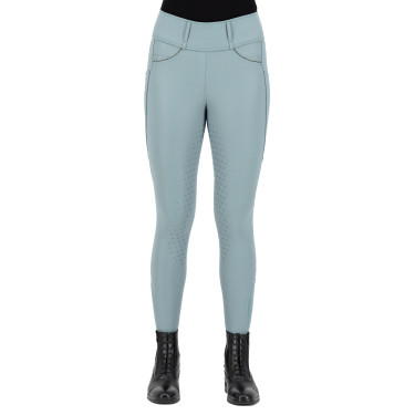 Legging d'équitation Easy Rider Maxima FullGrip Plomb Bleu