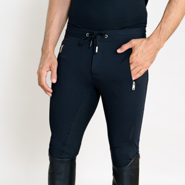 Pantalon d'équitation Euro-Star Athleisuremen FullGrip homme Noir