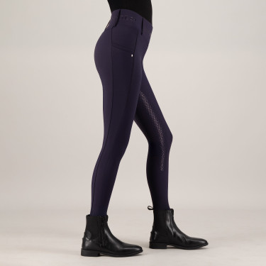 Legging d'équitation HV Polo Favourite Highwaist FullGrip Bleu marine