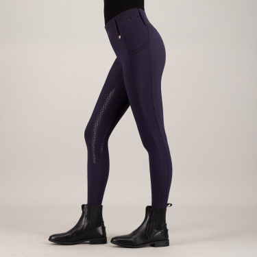 Legging d'équitation HV Polo Favourite Highwaist FullGrip Bleu marine