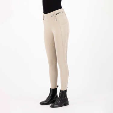 Legging d'équitation HV Polo Favourite Highwaist FullGrip Noyer Beige