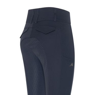 Pantalon d'équitation Euro-star Aurelia Full Grip Nuit Bleu marine