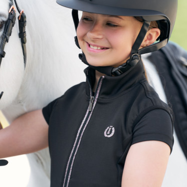 KIDS Gilet Imperial Riding Izzy Sun Noir KIDS Gilet Imperial Riding Izzy Sun Noir