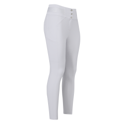Pantalon d'équitation Euro-Star Athletic Luxe FullGrip Blanc