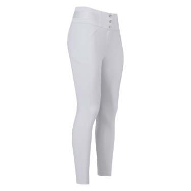Pantalon d'équitation Euro-Star Athletic Luxe FullGrip Blanc
